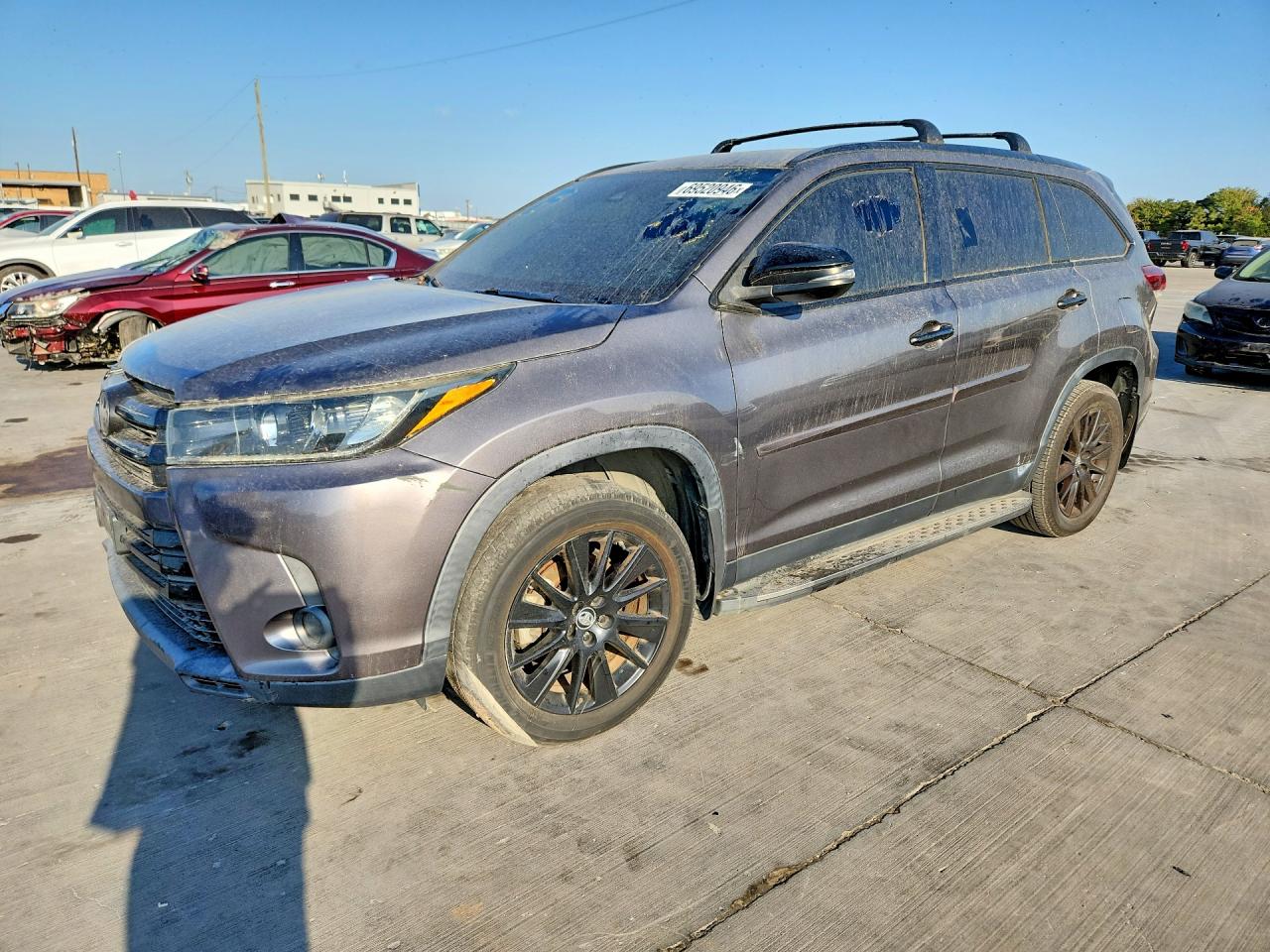 2019 TOYOTA HIGHLANDER SE | 5TDKZRFH9KS319641 | UPCARS