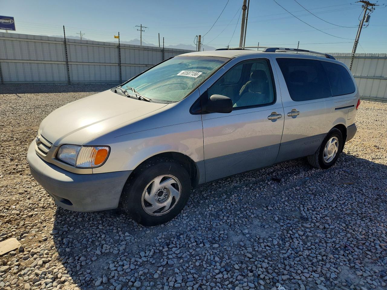 2001 TOYOTA SIENNA LE | 4T3ZF13C21U368260 | UPCARS
