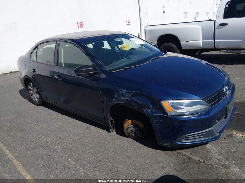 2012 VOLKSWAGEN JETTA 2.0L S | 3VW2K7AJ6CM395674 | UPCARS