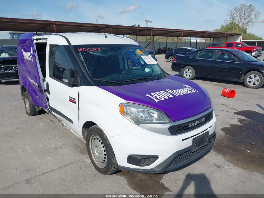 2022 RAM PROMASTER CITY CARGO VAN | ZFBHRFAB5N6W85048 | UPCARS