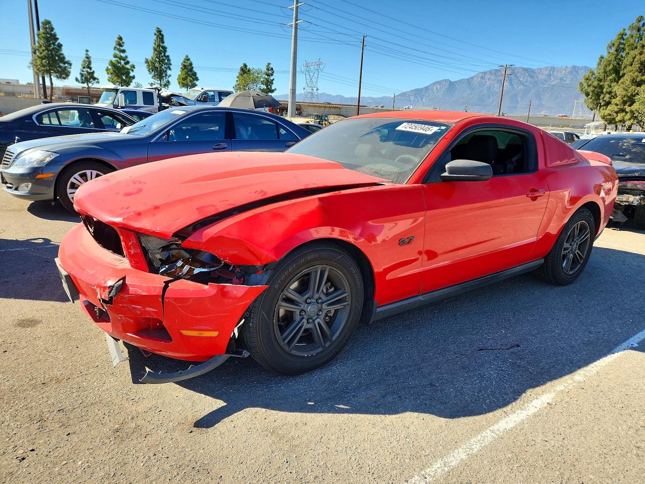 2012 FORD MUSTANG | 1ZVBP8AM0C5278955 | UPCARS