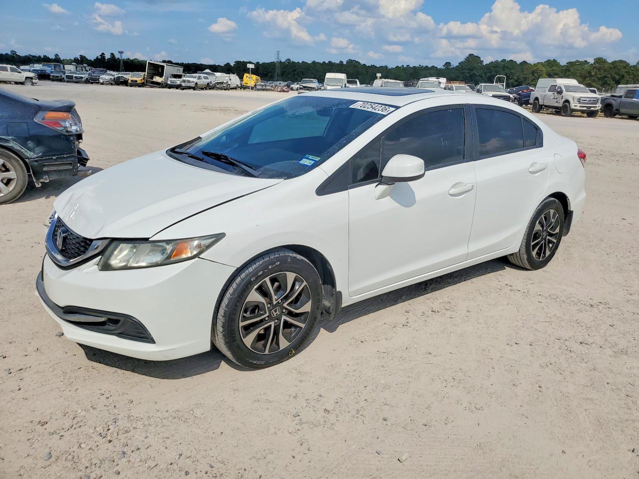 2013 HONDA CIVIC EX | 19XFB2F85DE087260 | UPCARS