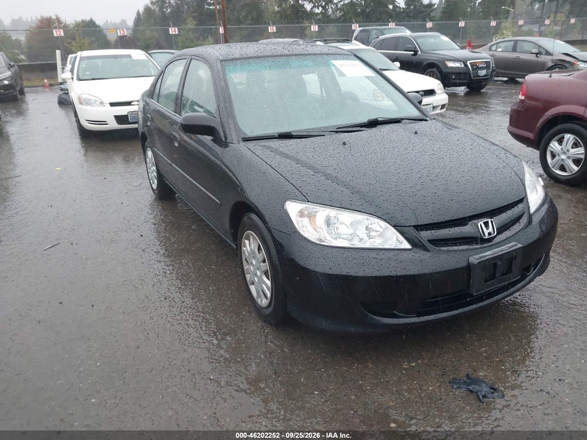 2005 HONDA CIVIC LX | JHMES16595S004910 | UPCARS