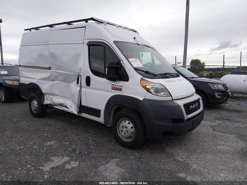 2020 RAM PROMASTER 1500 HIGH ROOF 136 WB | 3C6TRVBGXLE121504 | UPCARS