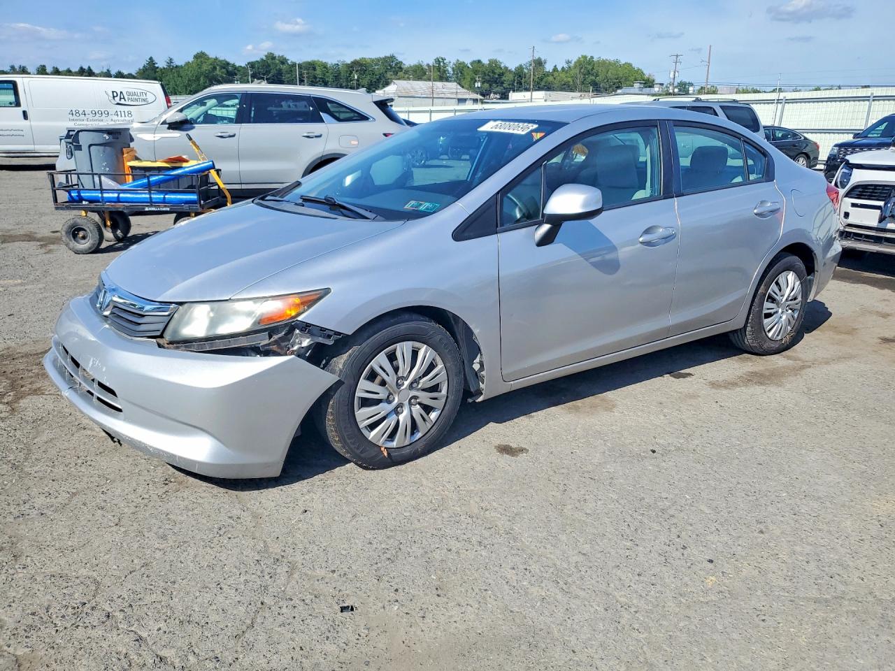 2012 HONDA CIVIC LX | 19XFB2F58CE358722 | UPCARS