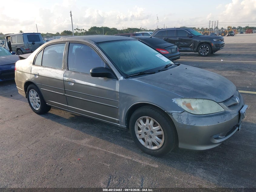 2005 HONDA CIVIC LX | 2HGES16505H633353 | UPCARS