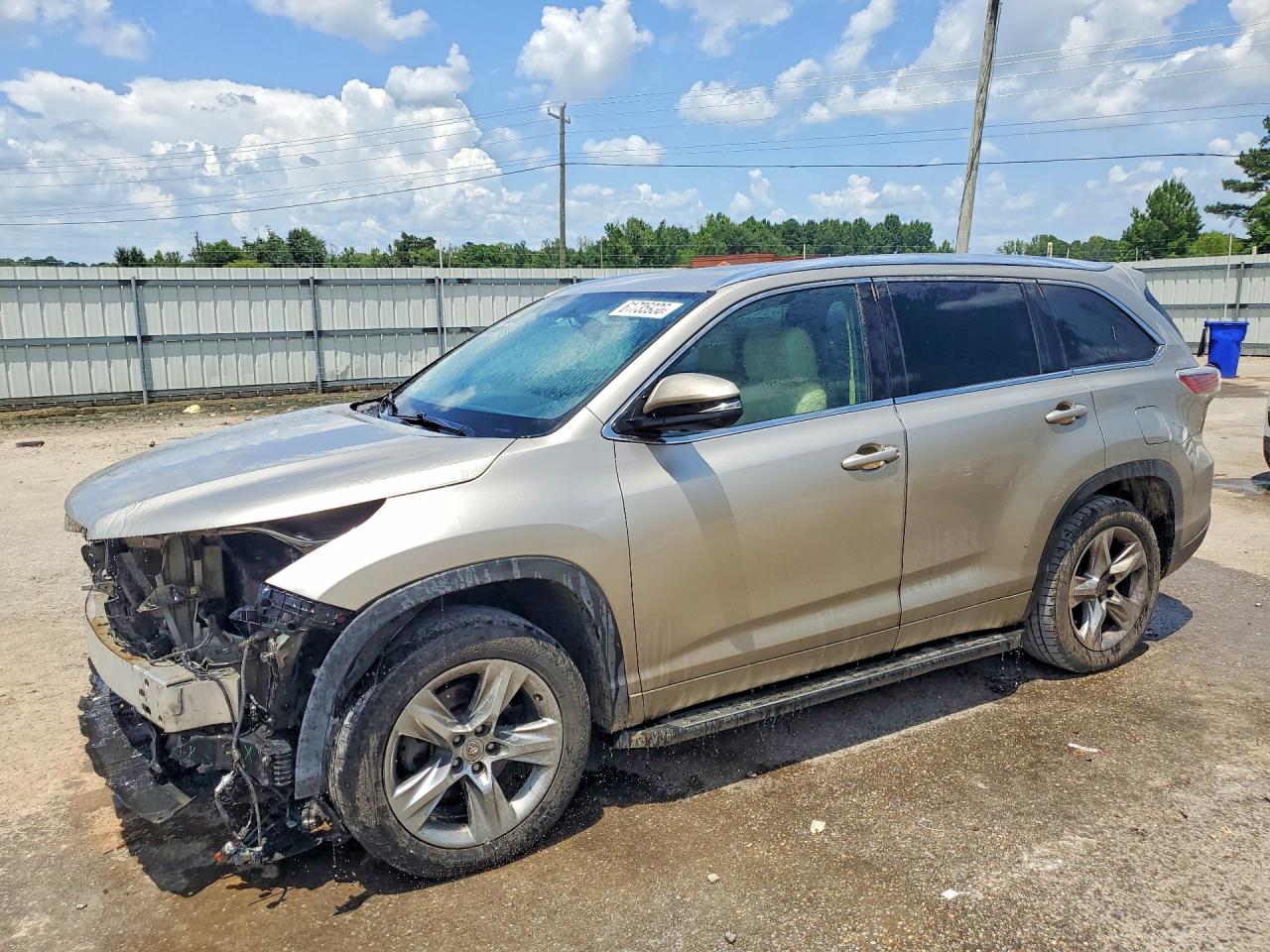 2014 TOYOTA HIGHLANDER LIMITED | 5TDYKRFH4ES014633 | UPCARS