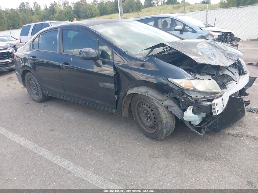 2013 HONDA CIVIC LX | 19XFB2F59DE054512 | UPCARS