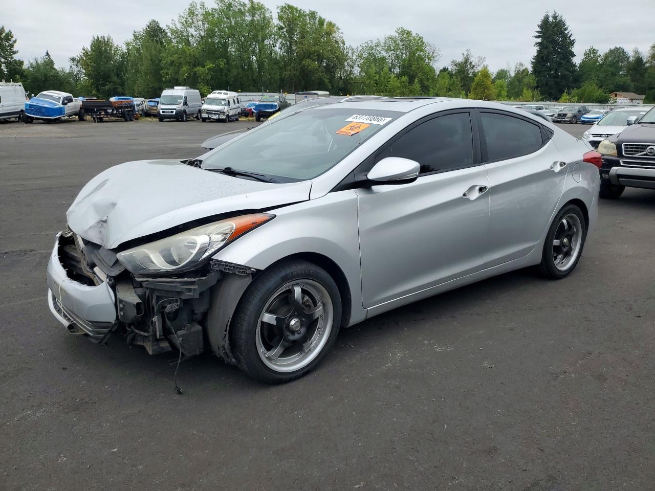 2012 HYUNDAI ELANTRA LIMITED | KMHDH4AE4CU349442 | UPCARS