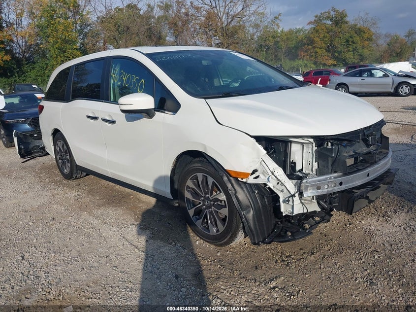 2022 HONDA ODYSSEY EX-L | 5FNRL6H75NB047777 | UPCARS
