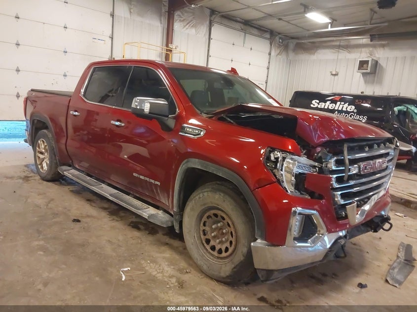 2021 GMC SIERRA 1500 4WD  SHORT BOX SLT | 3GTU9DED4MG335404 | UPCARS