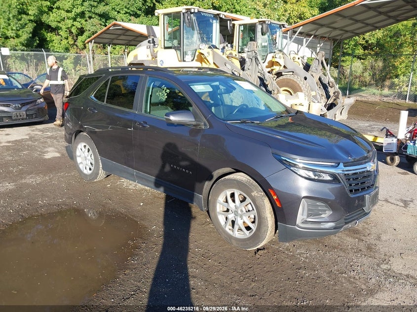 2022 CHEVROLET EQUINOX FWD LT | 3GNAXKEV6NS192130 | UPCARS