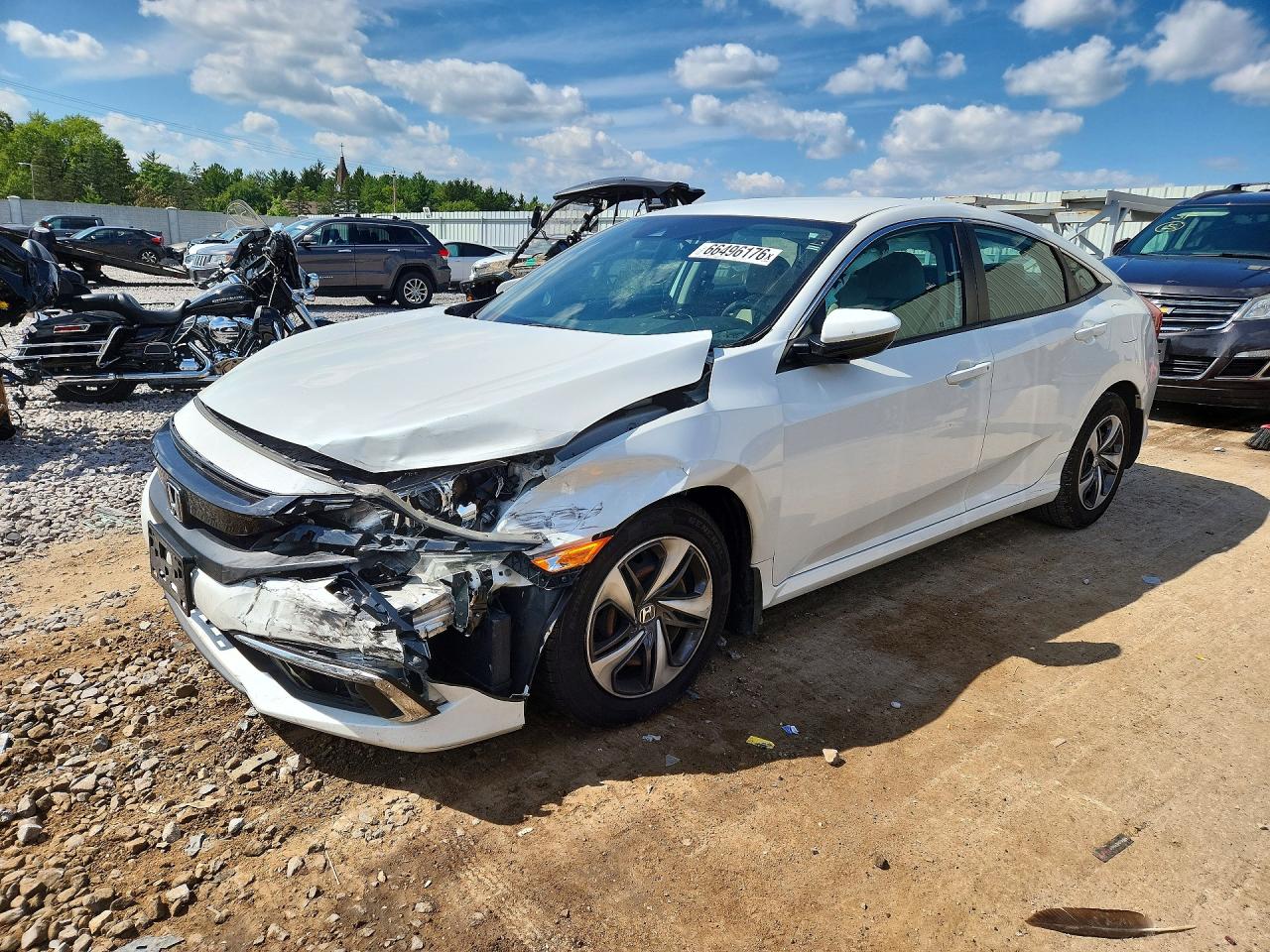 2019 HONDA CIVIC LX | 19XFC2F61KE012712 | UPCARS