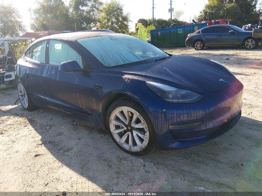 2022 TESLA MODEL 3 REAR-WHEEL DRIVE | 5YJ3E1EA8NF188992 | UPCARS
