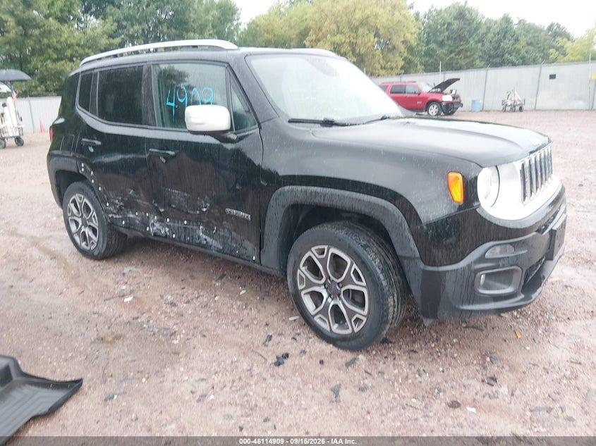 2016 JEEP RENEGADE LIMITED | ZACCJBDT0GPD16609 | UPCARS