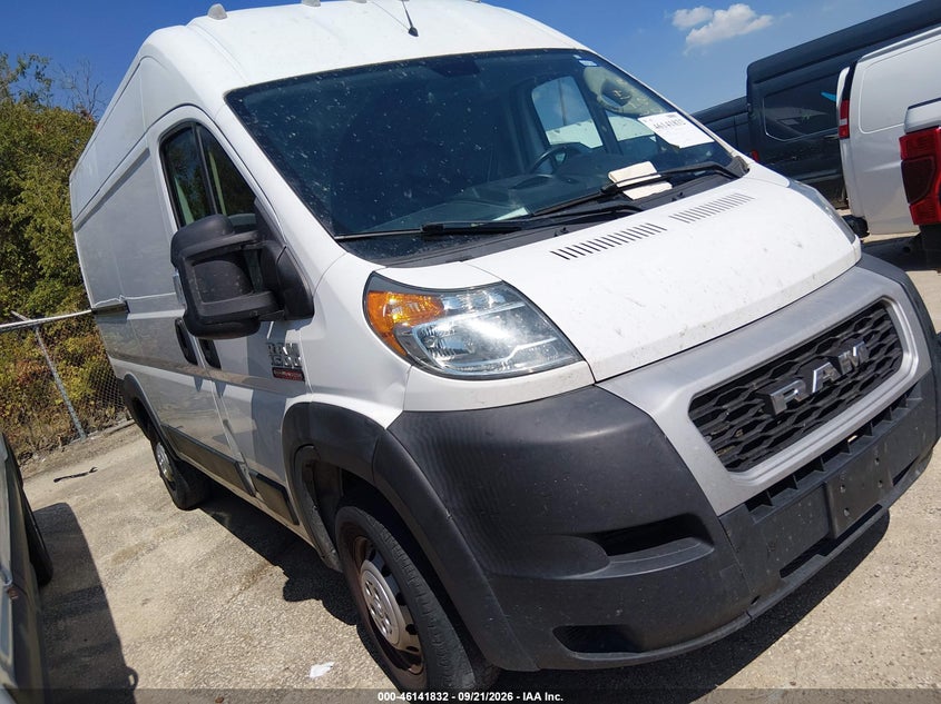 2019 RAM PROMASTER 1500 HIGH ROOF 136 WB | 3C6TRVBG4KE516714 | UPCARS