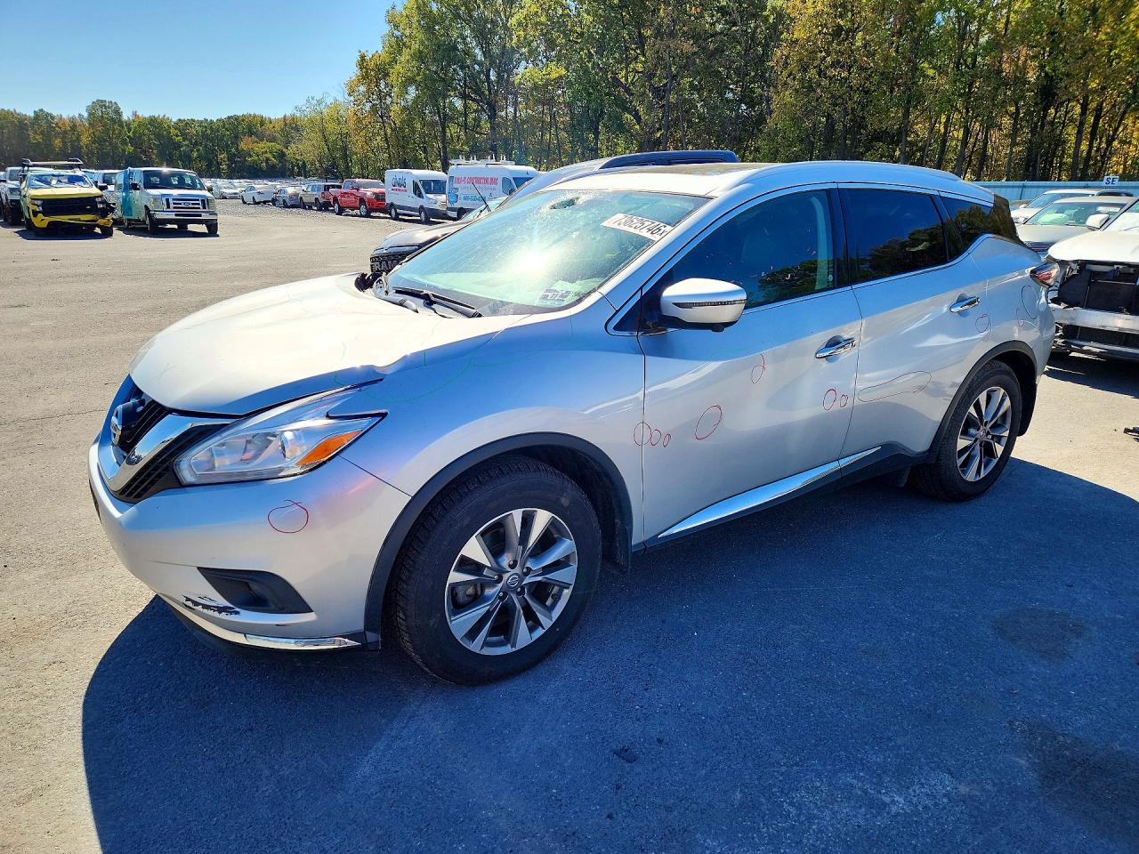 2017 NISSAN MURANO SL | 5N1AZ2MH3HN144268 | UPCARS