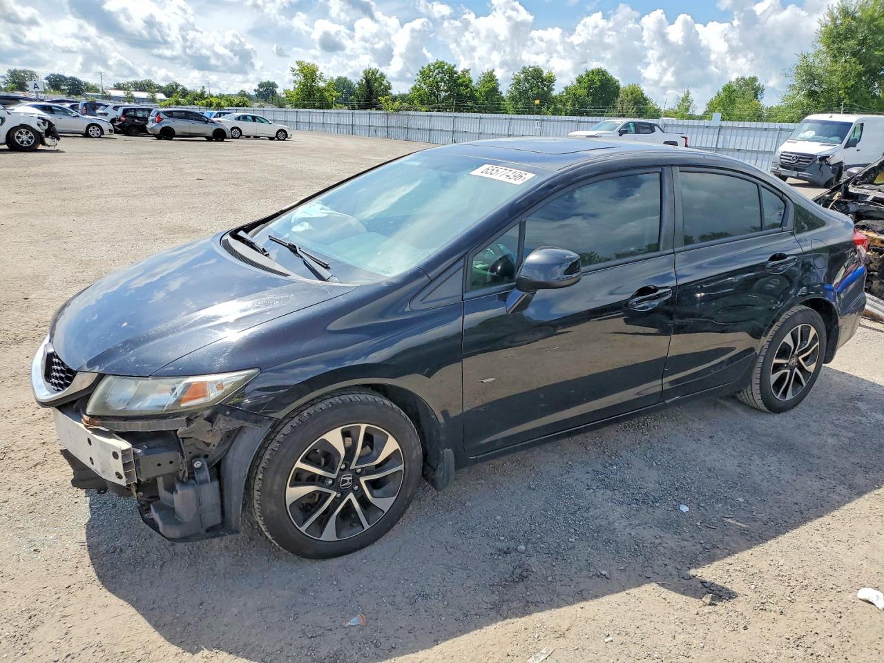 2013 HONDA CIVIC LX | 2HGFB2F5XDH108325 | UPCARS
