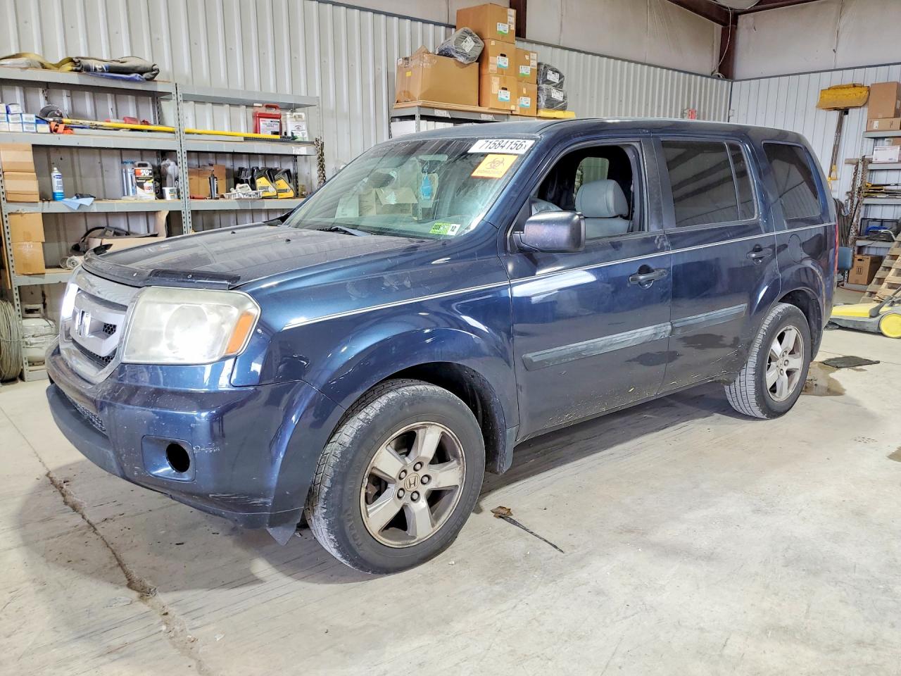 2011 HONDA PILOT LX | 5FNYF4H27BB069495 | UPCARS