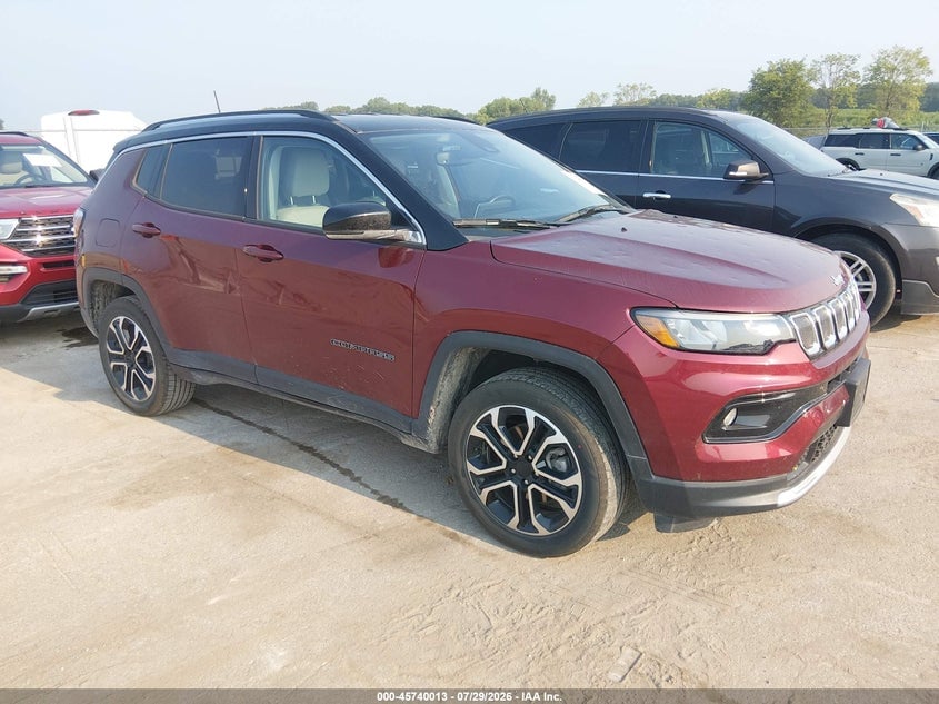2022 JEEP COMPASS LIMITED 4X4 | 3C4NJDCB4NT143227 | UPCARS