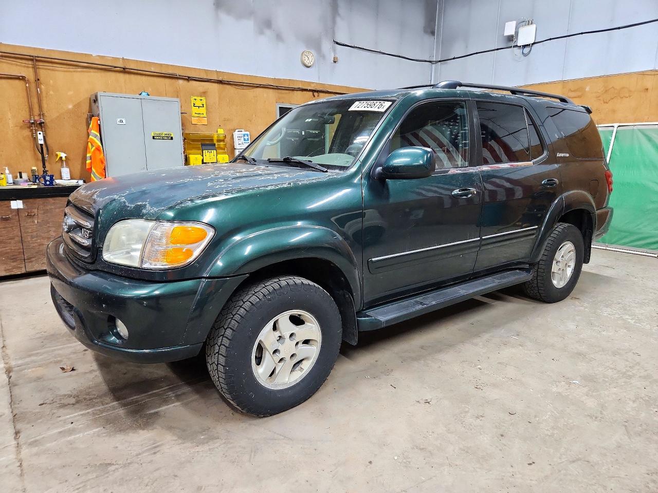 2001 TOYOTA SEQUOIA LIMITED | 5TDBT48A71S056455 | UPCARS