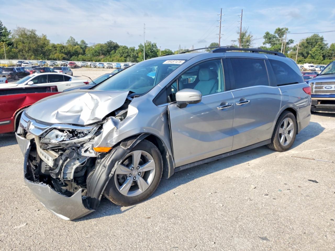 2019 HONDA ODYSSEY EXL | 5FNRL6H70KB053787 | UPCARS