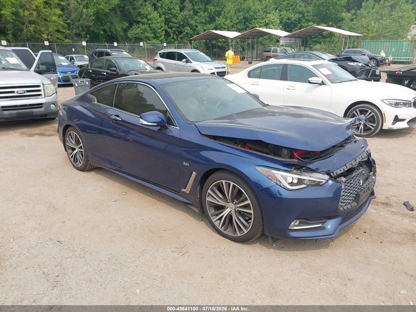 2018 INFINITI Q60 3.0T LUXE | JN1EV7EL0JM391554 | UPCARS