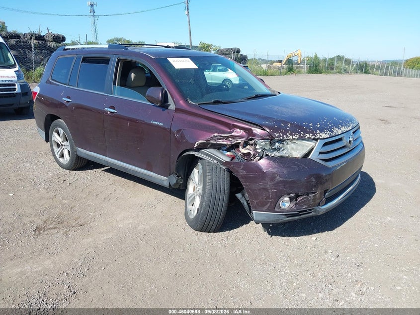 2012 TOYOTA HIGHLANDER LIMITED V6 | 5TDDK3EHXCS096474 | UPCARS