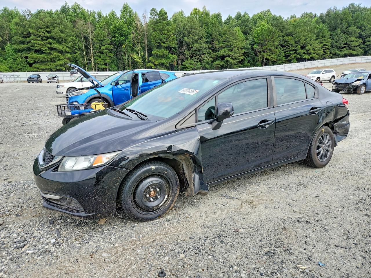 2013 HONDA CIVIC LX | 19XFB2F59DE060200 | UPCARS