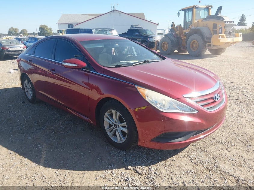 2014 HYUNDAI SONATA GLS | 5NPEB4AC8EH843244 | UPCARS