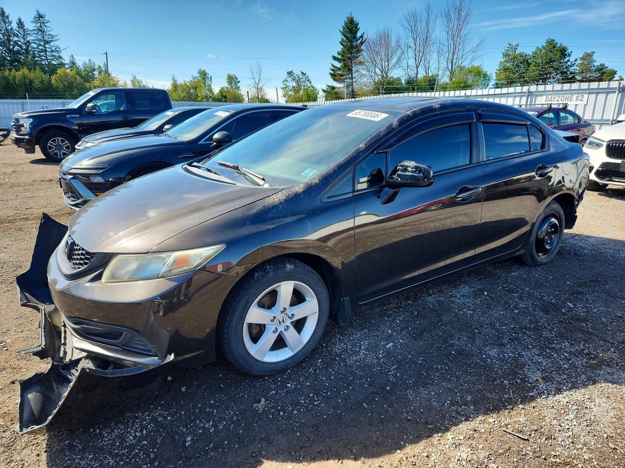 2014 HONDA CIVIC LX | 2HGFB2F56EH004738 | UPCARS
