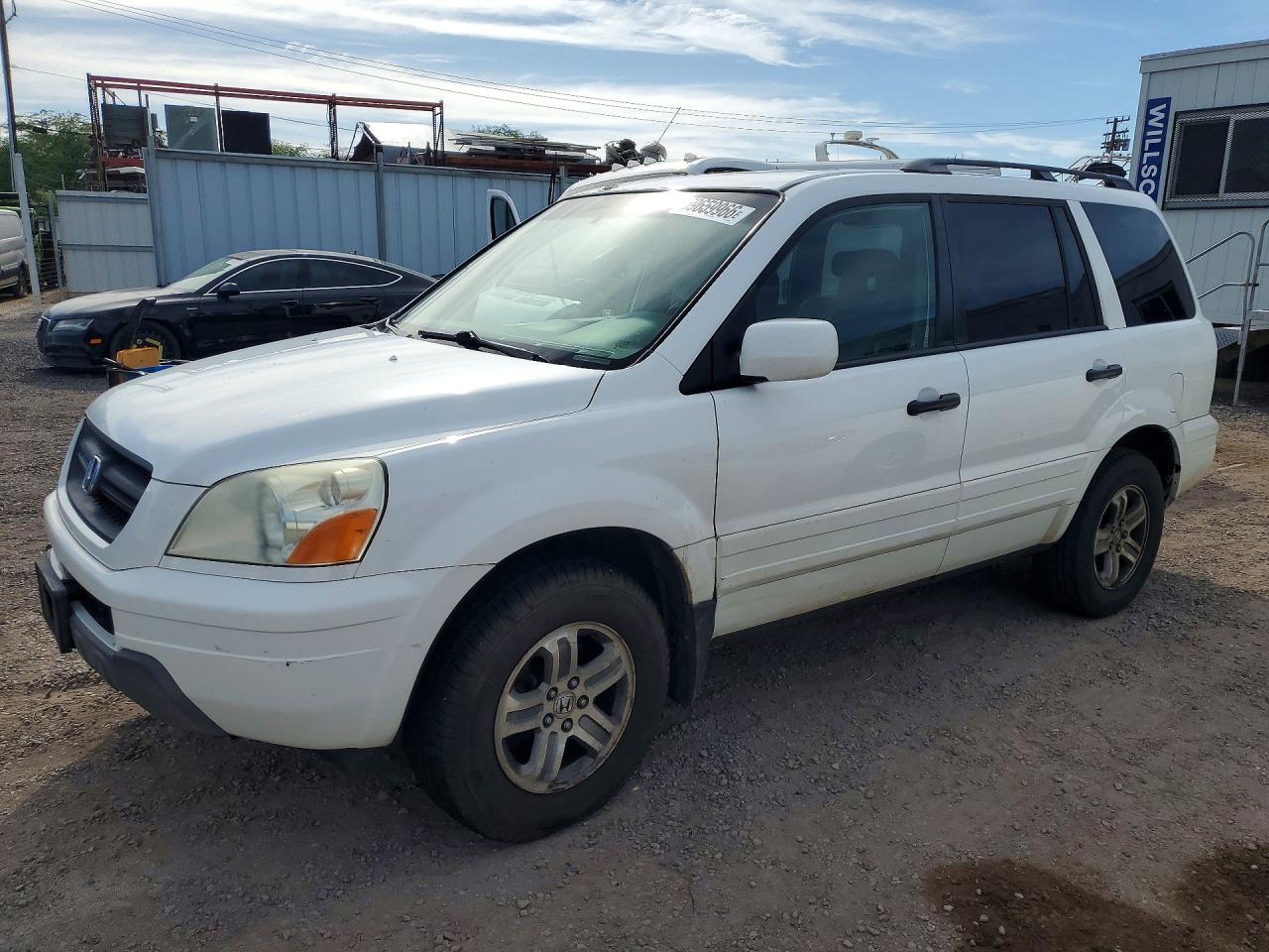 2005 HONDA PILOT EXL | 2HKYF18625H541917 | UPCARS