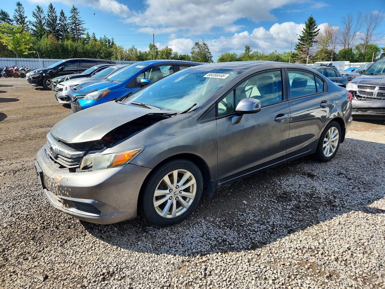 2012 HONDA CIVIC LX | 2HGFB2F52CH008766 | UPCARS