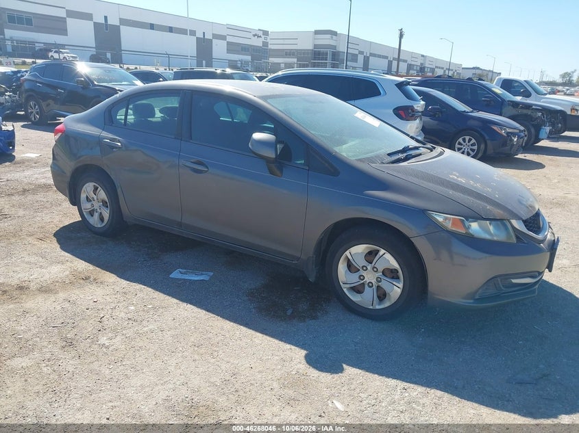 2013 HONDA CIVIC LX | 2HGFB2F50DH550739 | UPCARS