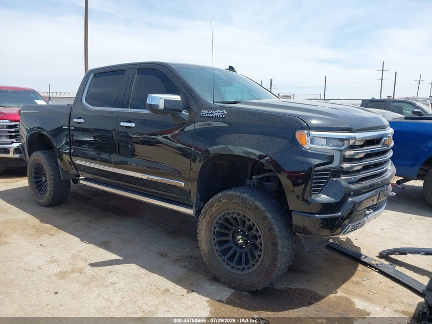 2022 CHEVROLET SILVERADO 1500 4WD  SHORT BED HIGH COUNTRY | 3GCUDJEL8NG560981 | UPCARS