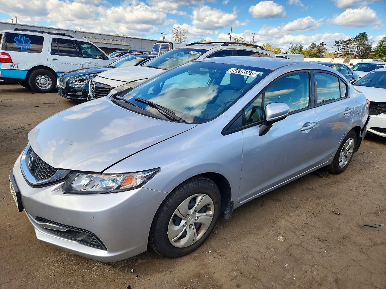 2015 HONDA CIVIC LX | 2HGFB2F52FH508236 | UPCARS