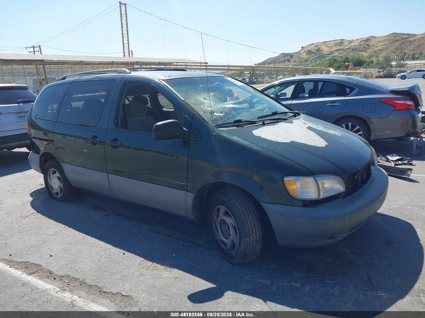 2000 TOYOTA SIENNA LE | 4T3ZF13C7YU192574 | UPCARS