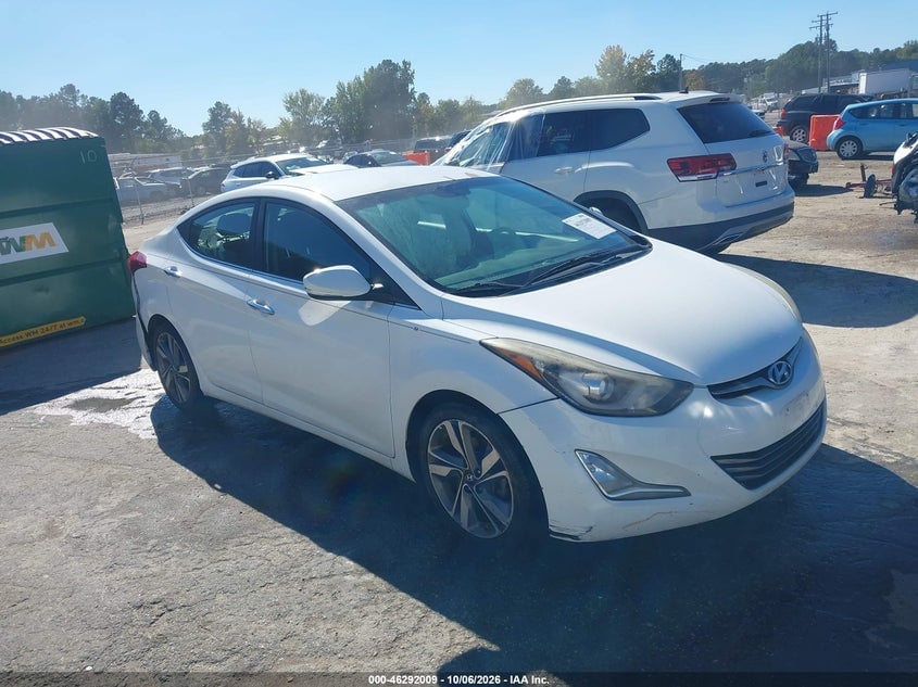 2014 HYUNDAI ELANTRA LIMITED | 5NPDH4AE3EH495221 | UPCARS