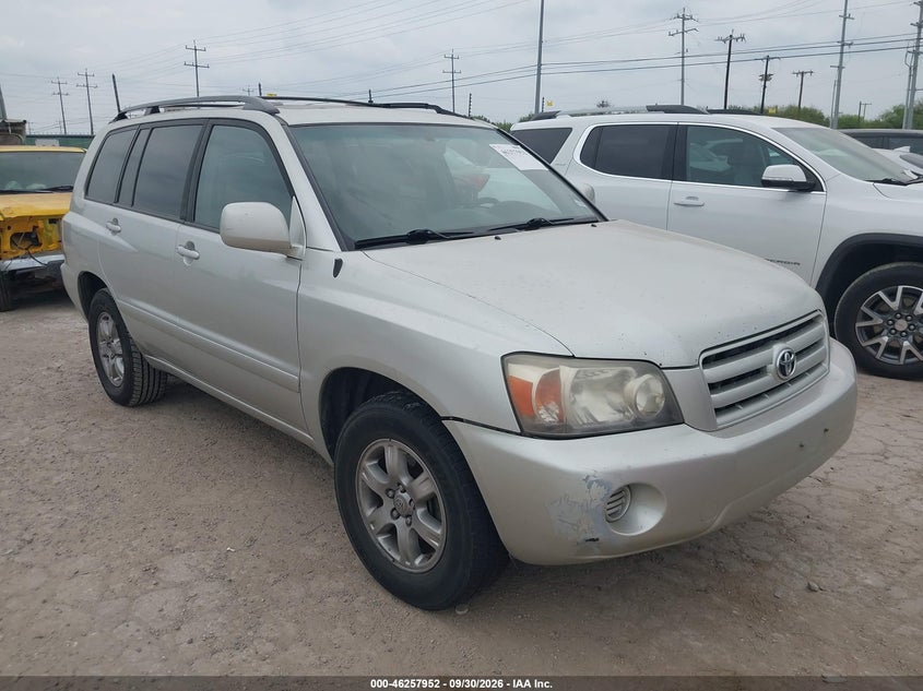 2006 TOYOTA HIGHLANDER | JTEGD21A960154488 | UPCARS