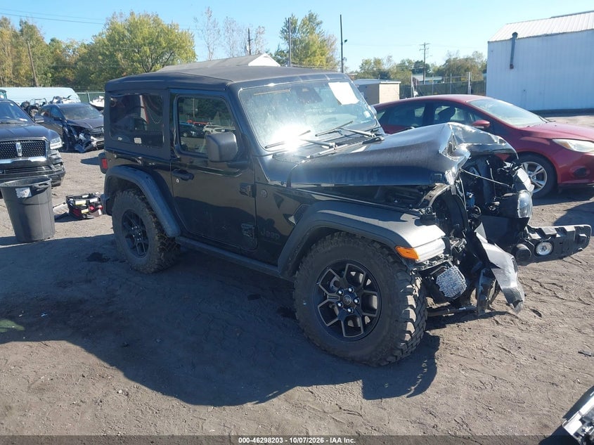 2025 JEEP WRANGLER 2-DOOR WILLYS 4X4 | 1C4PJXAN1SW635310 | UPCARS