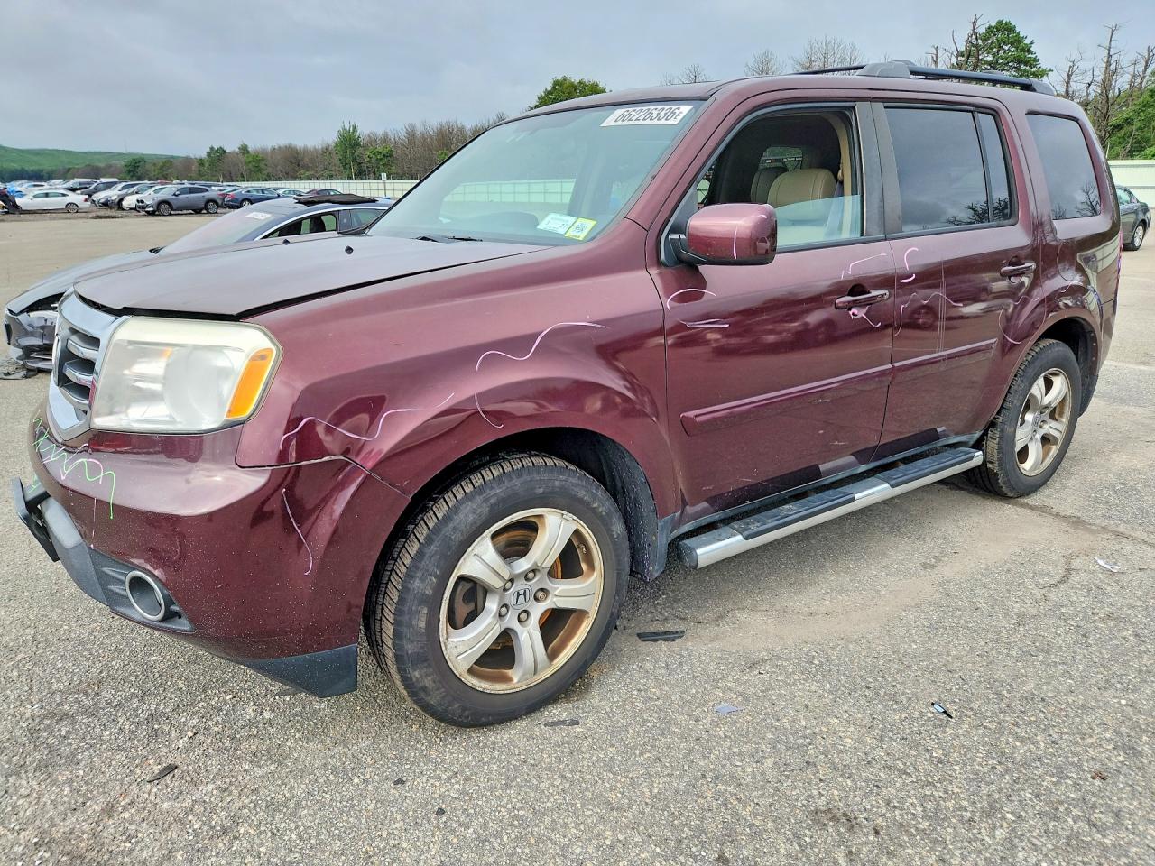 2013 HONDA PILOT EXL | 5FNYF4H66DB042715 | UPCARS
