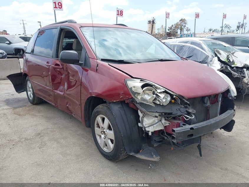 2008 TOYOTA SIENNA LE | 5TDZK23C78S109986 | UPCARS