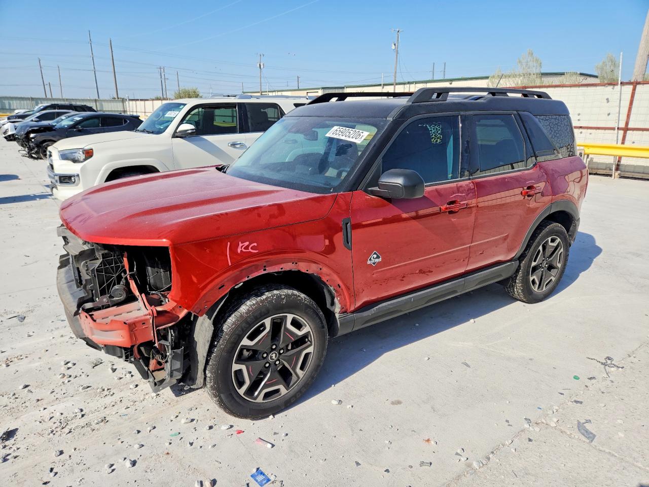 2022 FORD BRONC OUTER BANKS | 3FMCR9C63NRE24914 | UPCARS