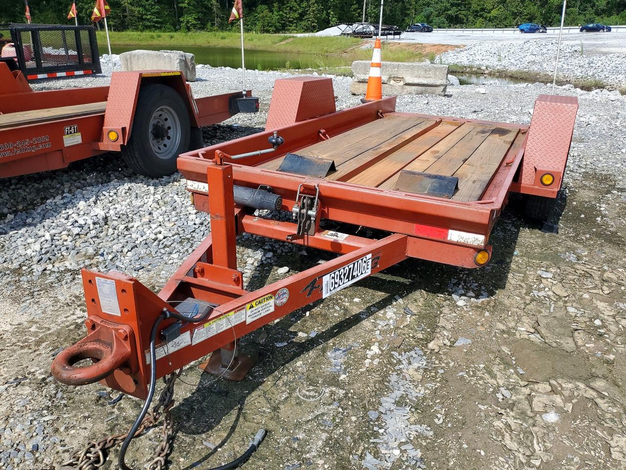 2017 FELLING UNKNOWN FT-6 T-1 TILT DECK EQUIPMENT TRAILER | 5FTCE1812H2001304 | UPCARS