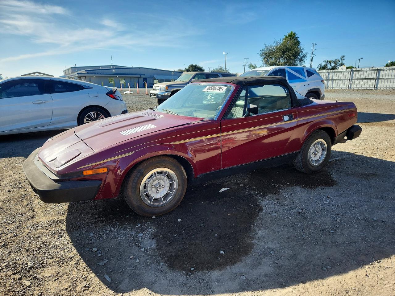 1980 TRIUMPH CAR CONVERTIBL | TCT113794UCF | UPCARS