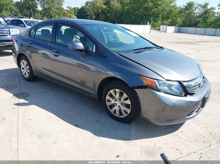 2012 HONDA CIVIC LX | 19XFB2E55CE026223 | UPCARS