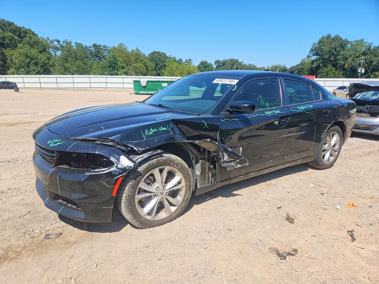 2022 DODGE CHARGER SXT | 2C3CDXJG2NH143416 | UPCARS