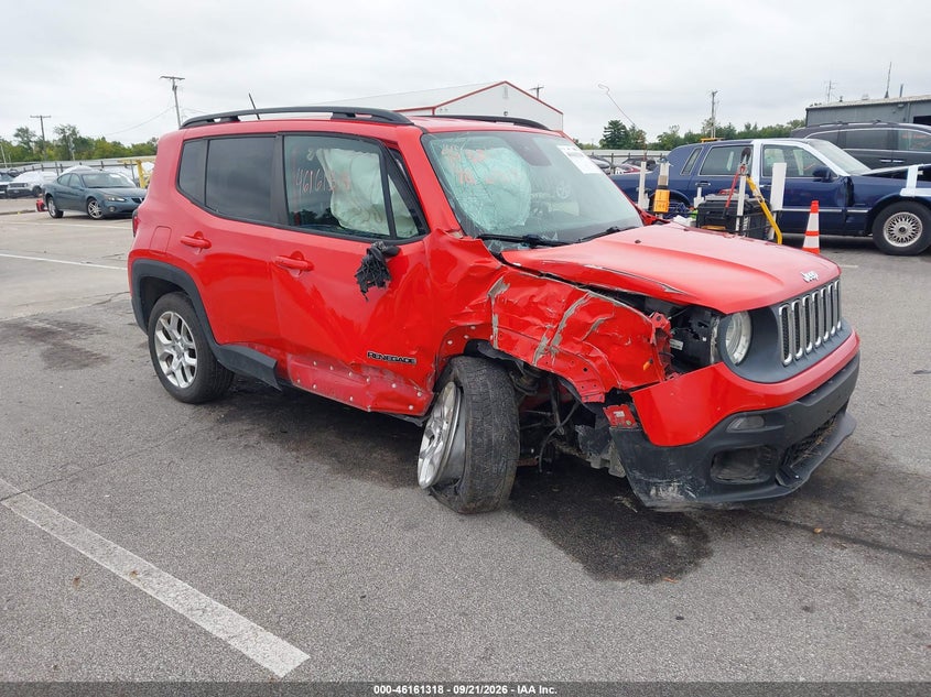 2016 JEEP RENEGADE LATITUDE | ZACCJBBTXGPC64358 | UPCARS