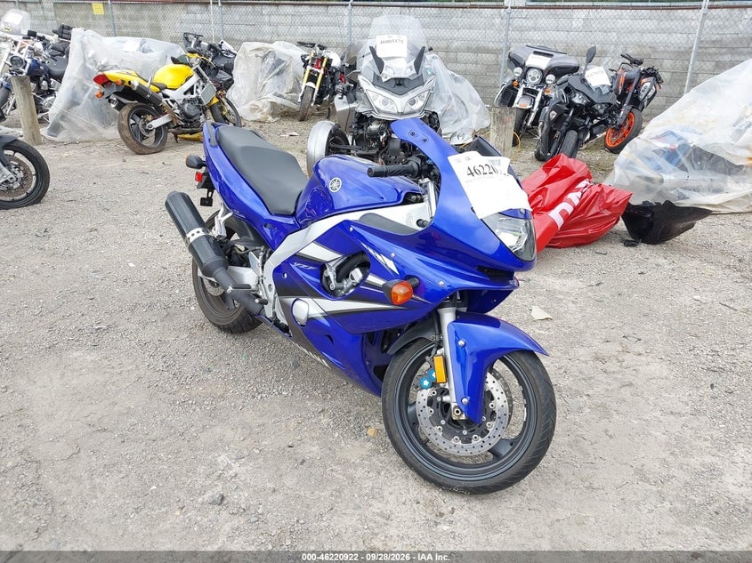 2007 YAMAHA YZF600 R | JYARJ10E87A003010 | UPCARS