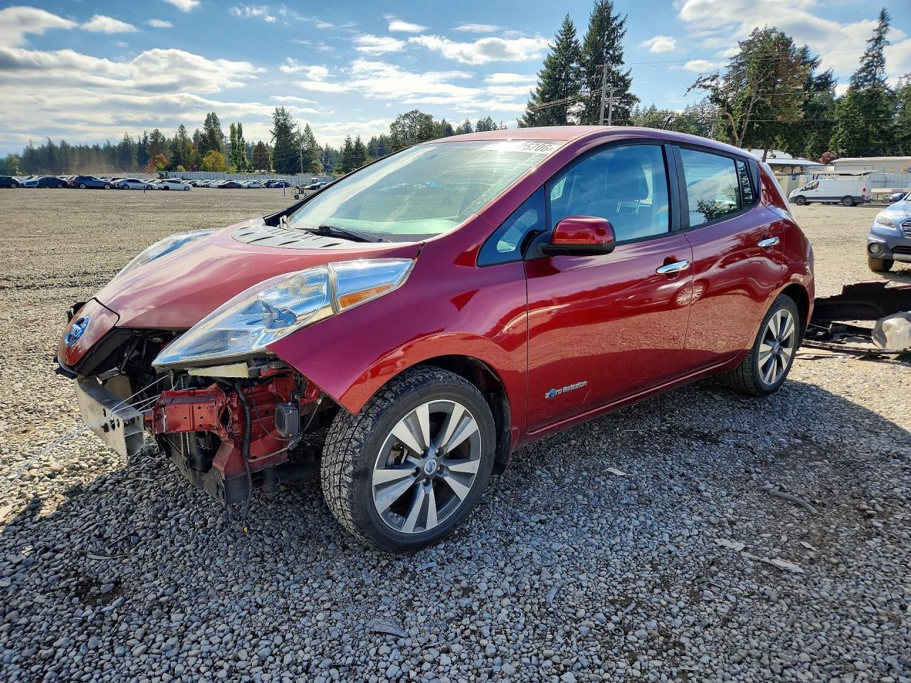 2013 NISSAN LEAF S | 1N4AZ0CP6DC410332 | UPCARS